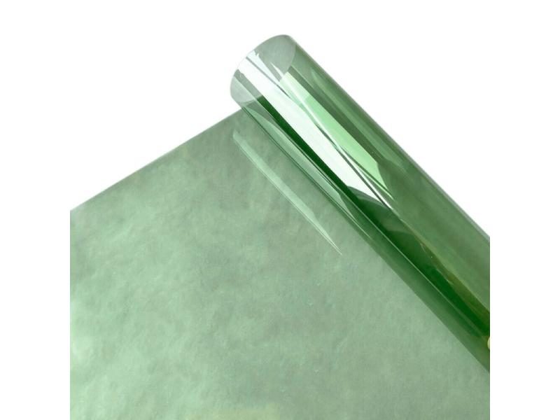 Transparent Window Film Multicolor Solar Tint Self Adhesive Stain Glass Decor Carousel 1