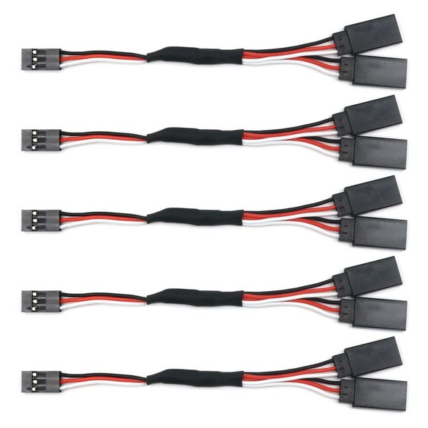 5pcs/lot 150mm 300mm 500mm RC Servo Y Extension Cord Cable Lead Wire Carousel 1