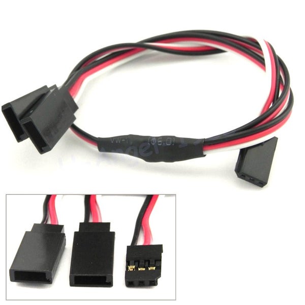 5pcs/lot 150mm 300mm 500mm RC Servo Y Extension Cord Cable Lead Wire Carousel 2