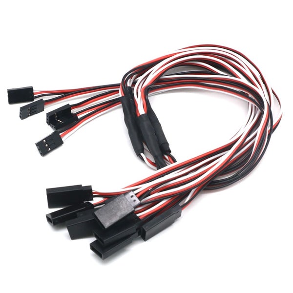 5pcs/lot 150mm 300mm 500mm RC Servo Y Extension Cord Cable Lead Wire Carousel 6