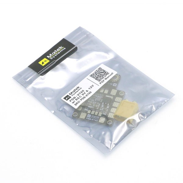 Matek Systems PDB XT60 W/ BEC 5V & 12V 2oz Copper For RC Carousel 6