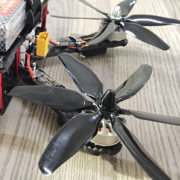 10pcs 504060 5x4x6 6-Blade Single Color CW CCW 5 inch Propellers Carousel 6
