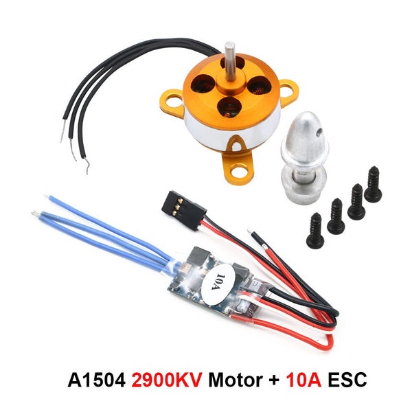 A1504 2200KV 2700kv 2900KV 3200KV 9G Micro Brushless Motor W/ Mount Carousel 1