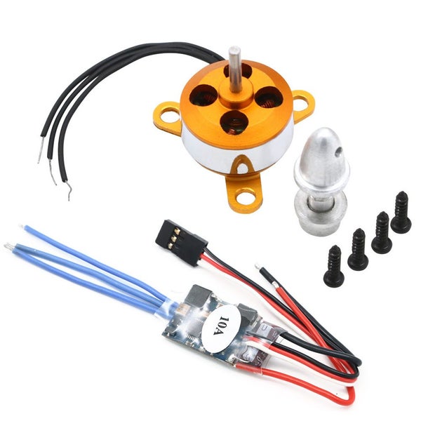 A1504 2200KV 2700kv 2900KV 3200KV 9G Micro Brushless Motor W/ Mount Carousel 2