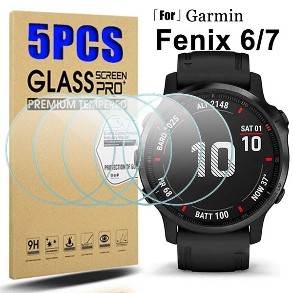 Tempered Glass for Garmin Fenix 7 7S 7X 6 6S 6X Pro Sapphire HD Carousel 1