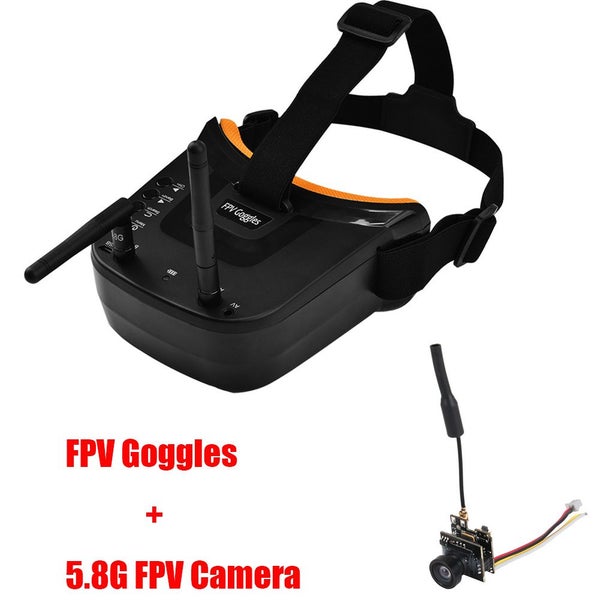 5.8G 40CH Dual Antennas FPV Goggles Monitor Video Glasses Headset HD Carousel 2