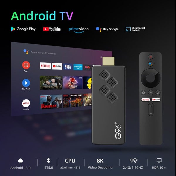Android13.0 Global Version G96 TV Stick Portable 8K Streaming Media Carousel 2