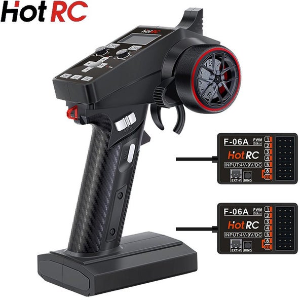 Hotrc CT-6A CT-4A 6CH 4CH 2.4GHz Radio System Transmitter Remote Carousel 2