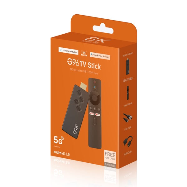 G96 ATV Mini TV Stick Android13 Allwinner H313 Quad Core Cortex A53 Carousel 7