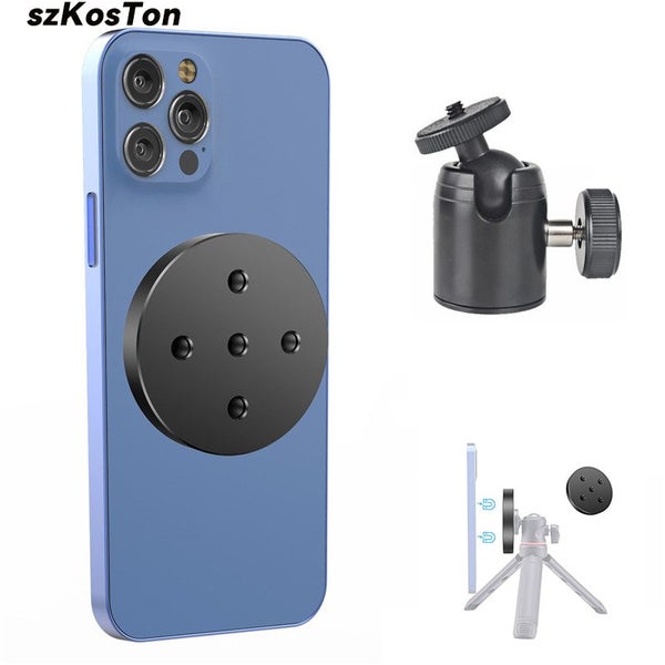 Magnetic Tripod Mount Adapter Universal iPhone Tripod Mount Fill Carousel 2