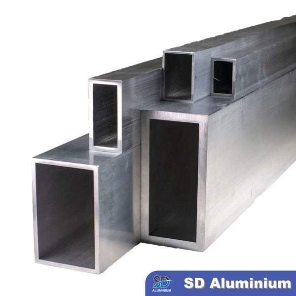 Aluminium Rectangular Hollow Tube - 75x50x3.0mm - Mill Finish - 5.95m Length Carousel 2