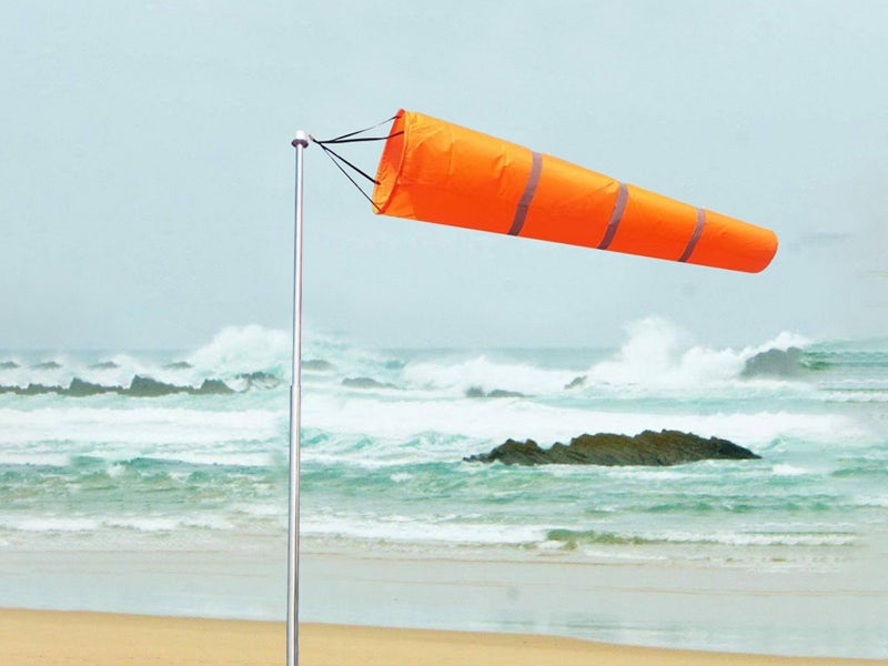 2M Outdoor Windsock Wind Direction Measurement Sock Bag with Reflective Strips Carousel 3