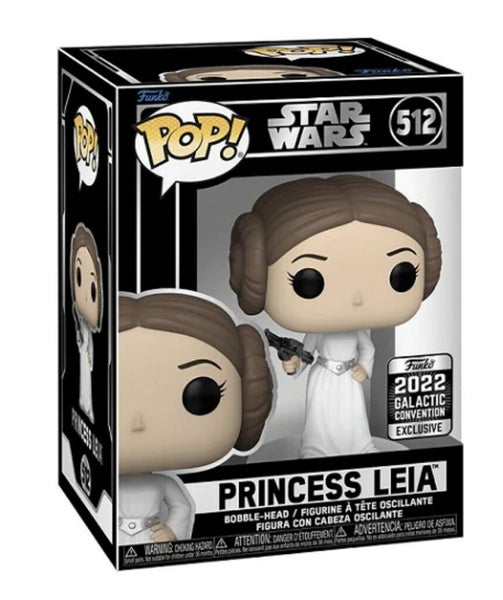 FUNKO POP STAR WARS 512 - 4.25" PRINCESS LEIA Carousel 1