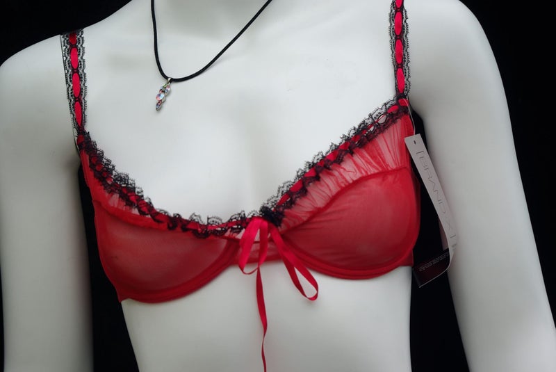 Single mesh layer bras w/ ribbon 14C/12C multi OPT afterpay available Carousel 2
