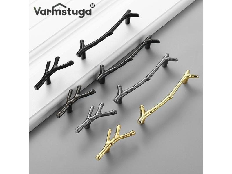 Fashion Furniture Handles 96mm 128mm Black Silver Bronze For Kitchen Cabinets Carousel 2
