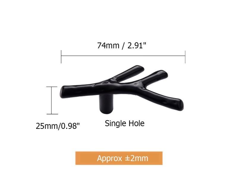 Fashion Furniture Handles 96mm 128mm Black Silver Bronze For Kitchen Cabinets Carousel 1