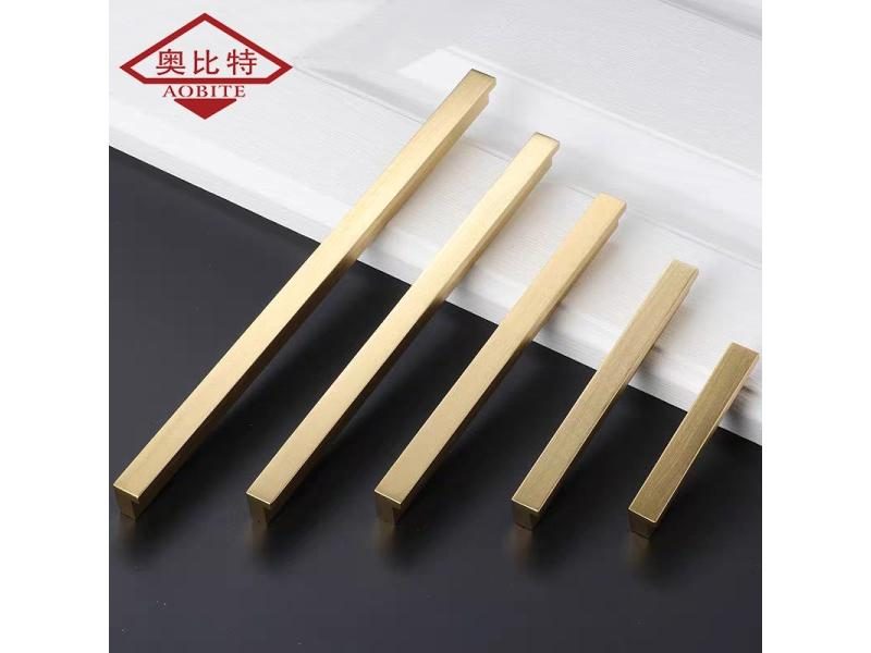AOBITE Gold Wardrobe Dressers Cabinet Handles 500mm Aluminum Kitchen Cupboard Carousel 2