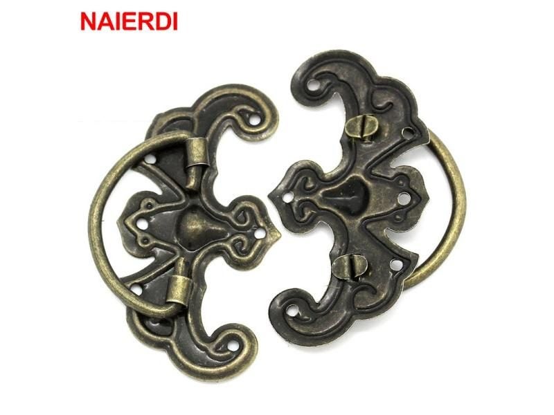 5pcs Retro Bronze Tone Furniture Hardware Handles For Drawers Doors Etc. Carousel 2