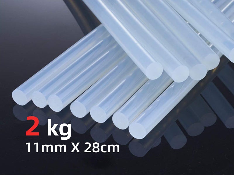 2KG Hot Melt Glue Sticks 11mm x 270mm - Bulk Pack Carousel 1