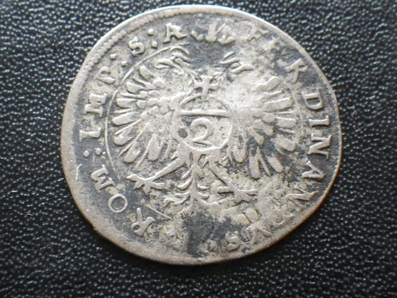 Germany AUGSBURG , 1625 Two Kreuzer (1/2 Batzen) Fine Carousel 2