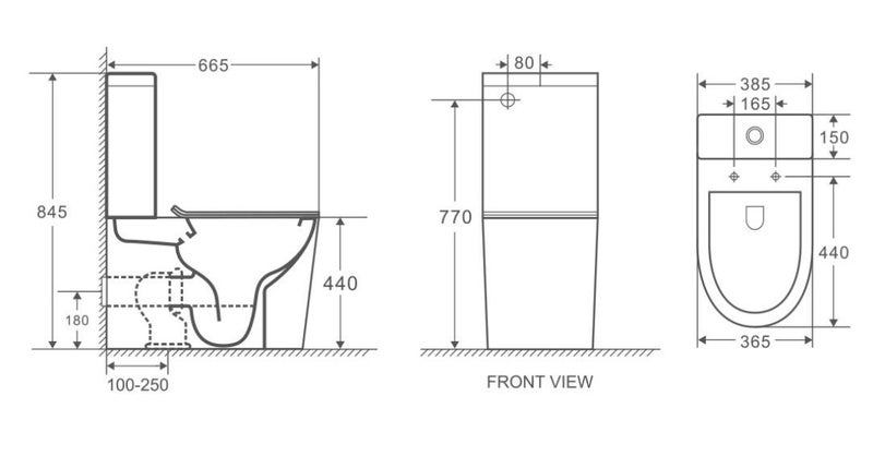 OVERHEIGHT Toilet S or P Pan Carousel 2
