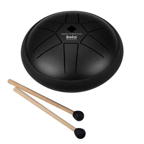 Sela - Tongue Drum 5.5" - Black Carousel 1