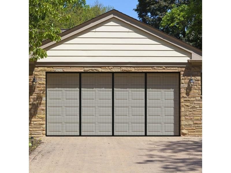 Large Size Magnetic Garage Door Curtain Custom Size Mosquito Net Anti Fly Carousel 2