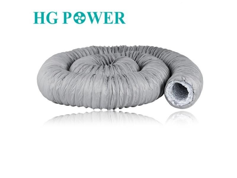 Flexible Aluminum Fiber Glass Ducting Hose Insulating Muffler Pipe For Inline Carousel 1