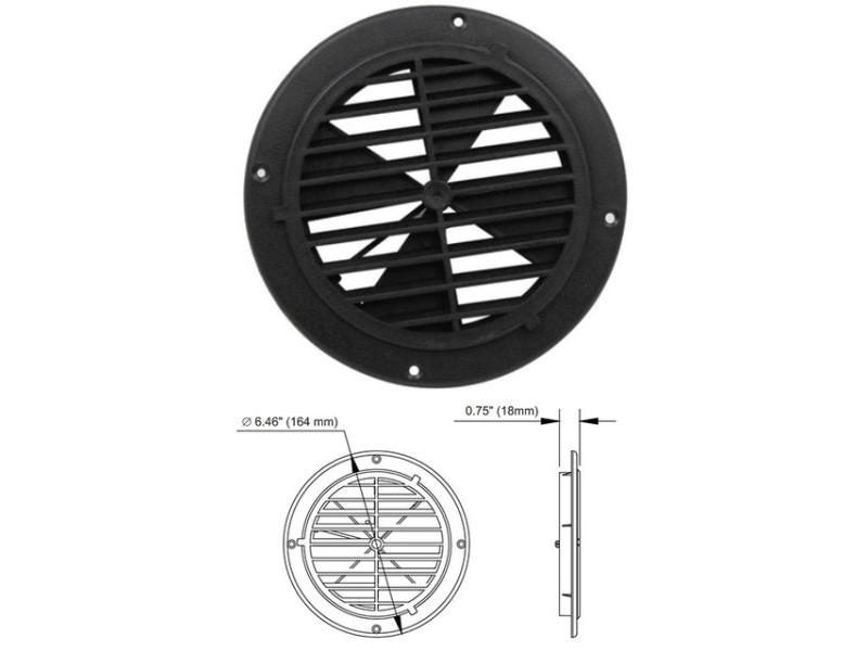 Plastic Air Vent Grille Cover For RV Yacht Trailer Caravan Carousel 1