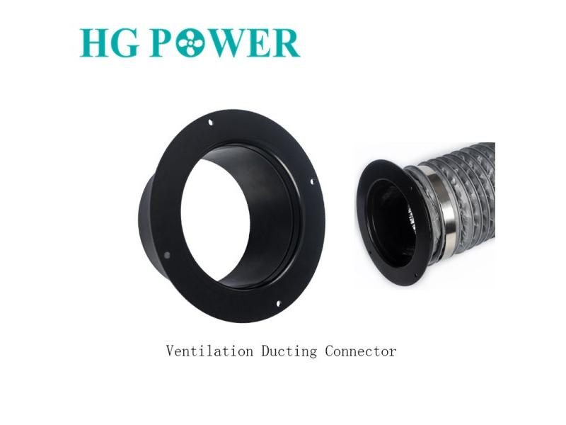 75-150mm Plastic Ducting Flange Pipe Ventilation Connector For Kitchen Range Carousel 1