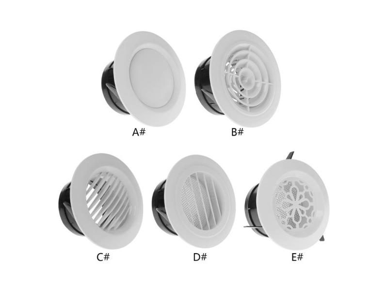 Air Vent Extract Valve Grille Round Diffuser Ducting Ventilation Cover 100mm Carousel 2