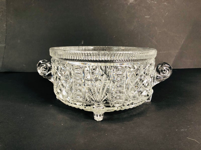 Art Deco Glass Bowl (18345)63617778162435111