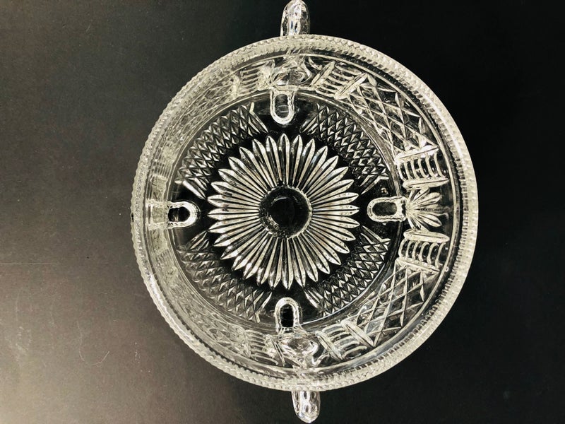 Art Deco Glass Bowl (18345)63617778162435112