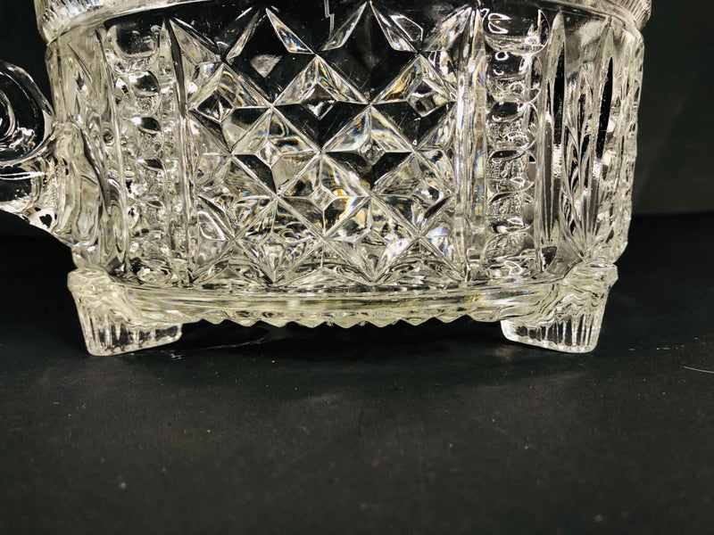 Art Deco Glass Bowl (18345)63617778162435114
