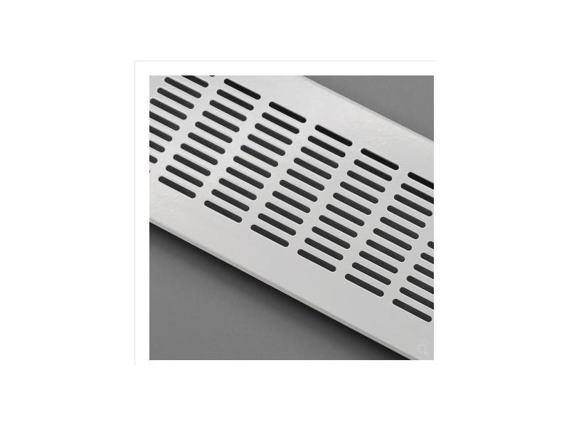 4Pcs/Lot 80mm Wide Rect Aluminum Vent Grille Cover For Closet/Shoe Cabinet Carousel 1