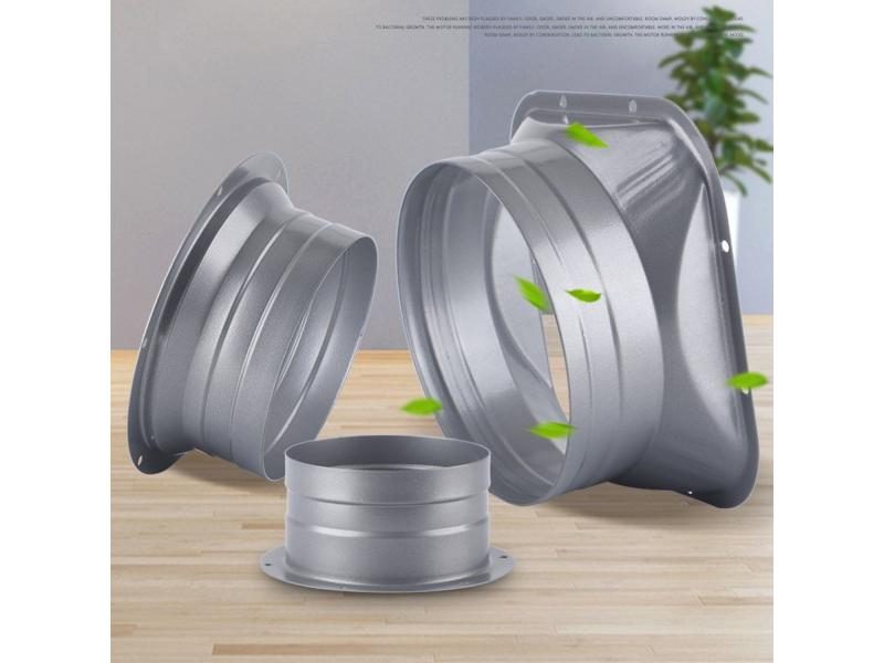3-6inch Metal Pipe Flange Ducting Hose Connector Air Ventilation Exhaust Duct Carousel 2