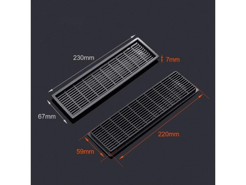 60mm Vents Perforated Sheet ABS Cabinet Wardrobe Ventilation Grille Carousel 1
