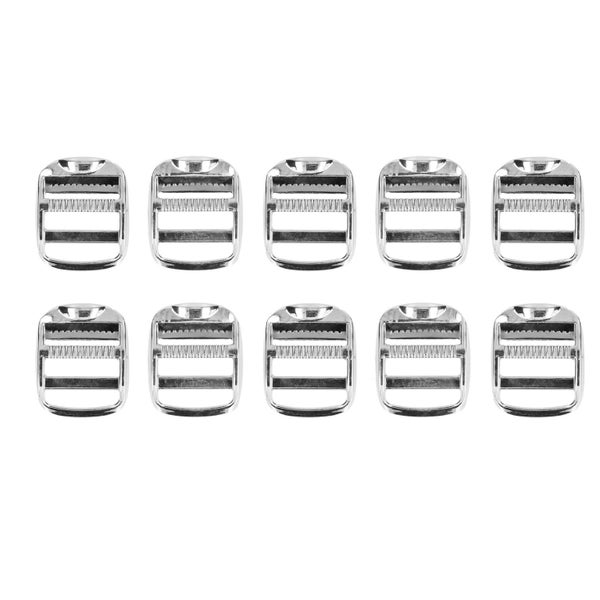 alloy ladder lock buckles 10pcs 1 Inch Metal Adjustable Release Buckle Strong Carousel 2