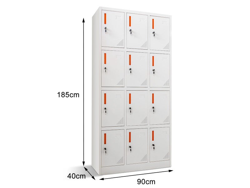Locker 12 Doors Carousel 2