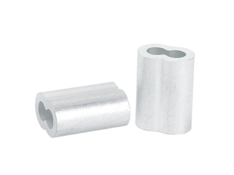 M1.0-M4 Aluminum Casing Wire Rope Ferrule Cable Ties 8 Shape Oval Clip Wire Carousel 1