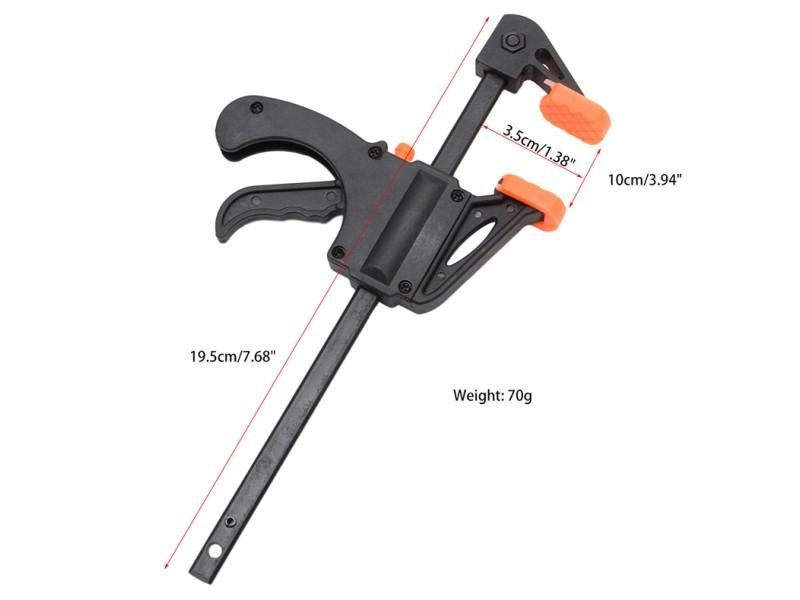 4 Inch Woodworking Bar Clamp With Quick Ratchet Release For DIY Hand Tools Carousel 1
