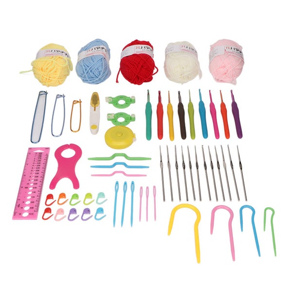 crochet yarn kit crochet hook kit crochet starter kit crochet needle set crochet Carousel 1