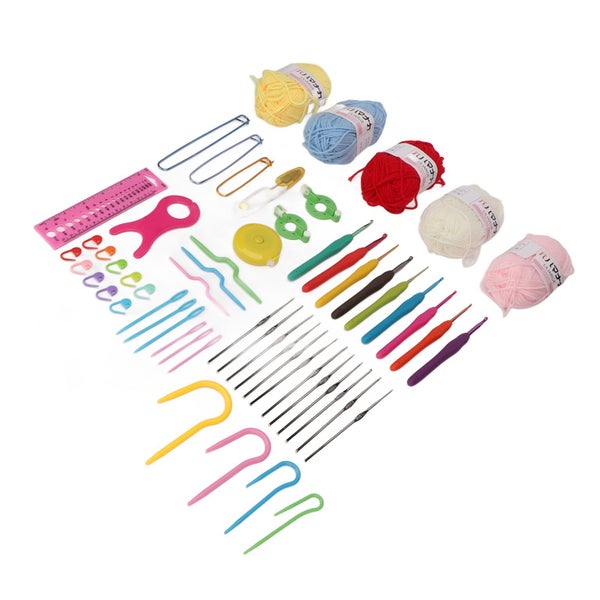 crochet yarn kit crochet hook kit crochet starter kit crochet needle set crochet Carousel 2
