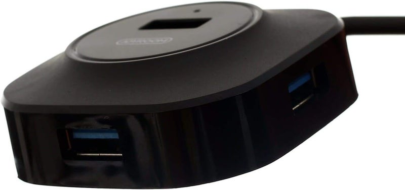 High Speed 4 Ports USB 3.0 HUB Converter, Length: 1m (Black) Carousel 5