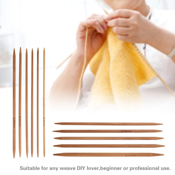 knitting needles bamboo needles bamboo double pointed needles Set of 11 Bamboo Carousel 1