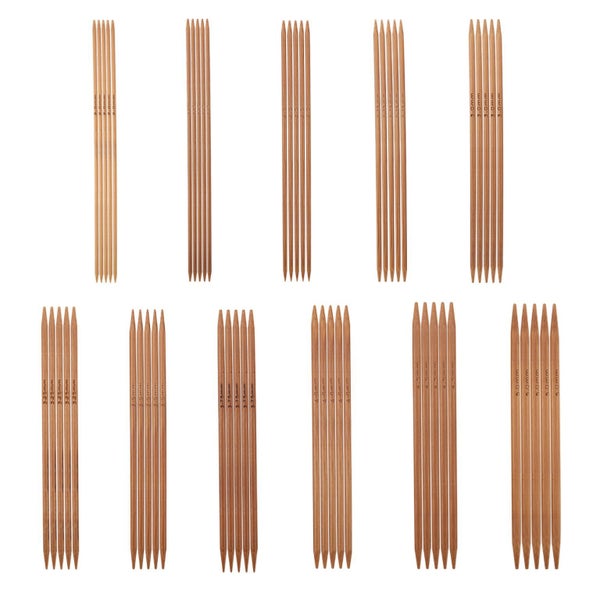 knitting needles bamboo needles bamboo double pointed needles Set of 11 Bamboo Carousel 5