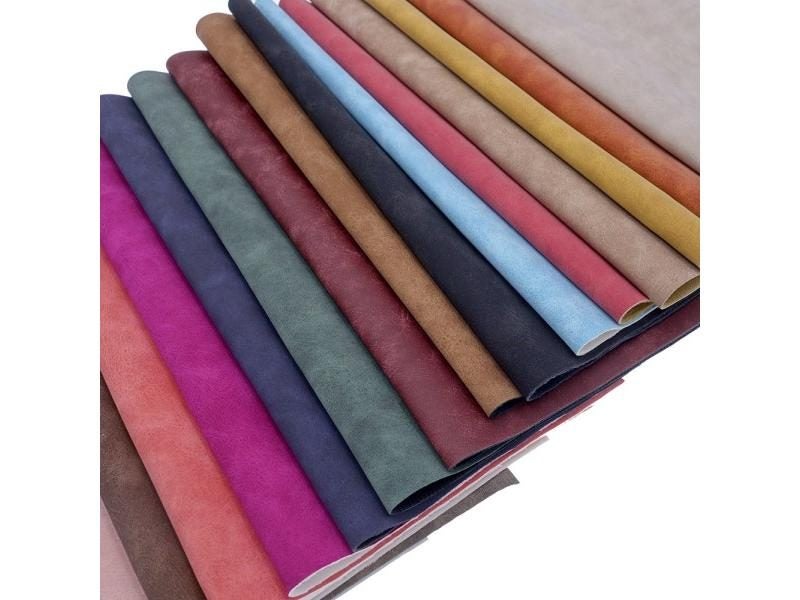 PU Faux Leather Fabric Waterproof Synthetic Roll For DIY Earring Material Carousel 2