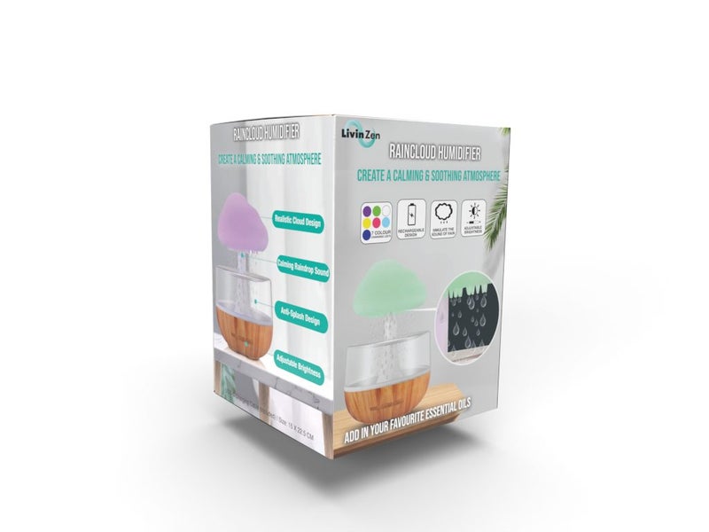 LivinZen Rain Cloud Humidifier Carousel 1