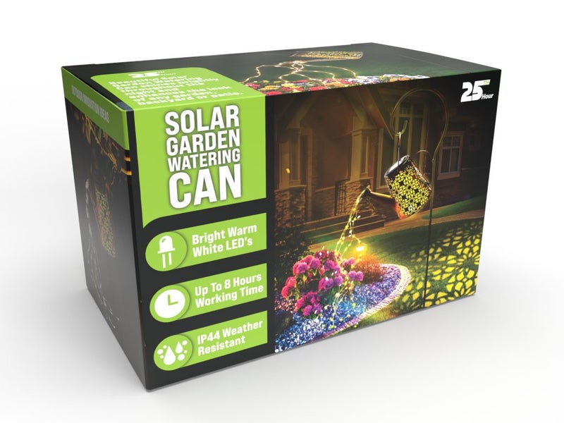 25th Hour Solar Garden Watering Can Carousel 1