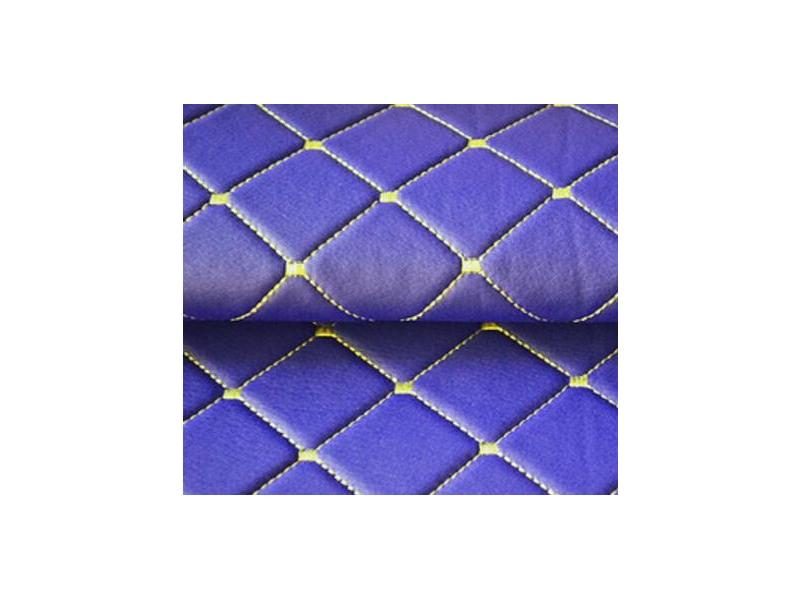 Alcantara PU Leather Perforated Embroidered Plaid Fabrics For Car Interior Carousel 1